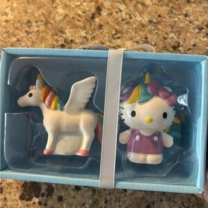 Hello Kitty Ceramic Salt and Pepper Shakers